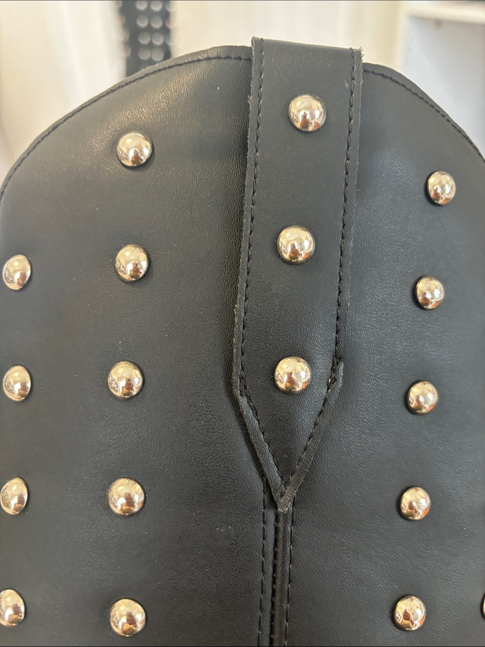 Dingo Black Studded tall Leather Boots - Picture 11 of 11